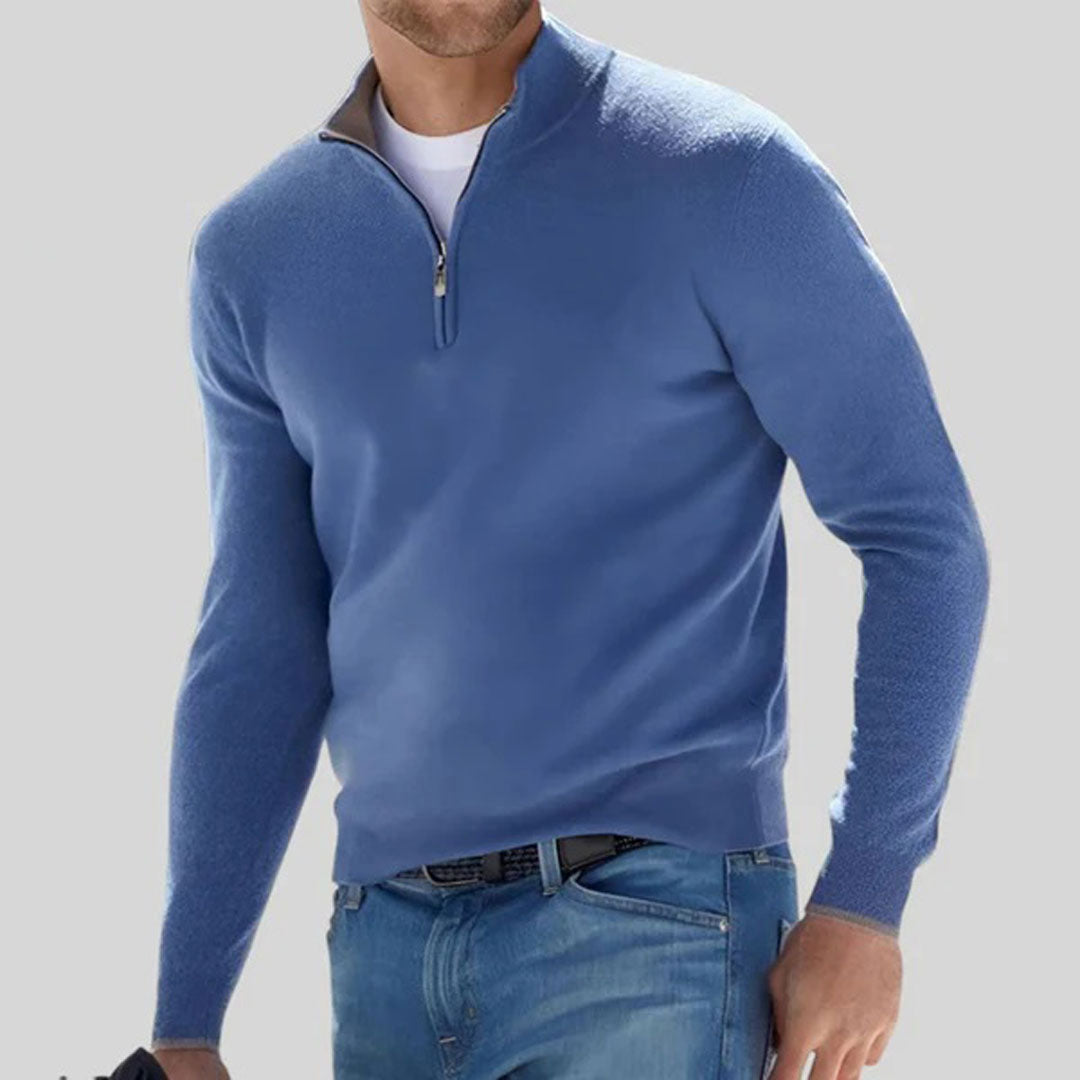 Half-zip jumper + Gift