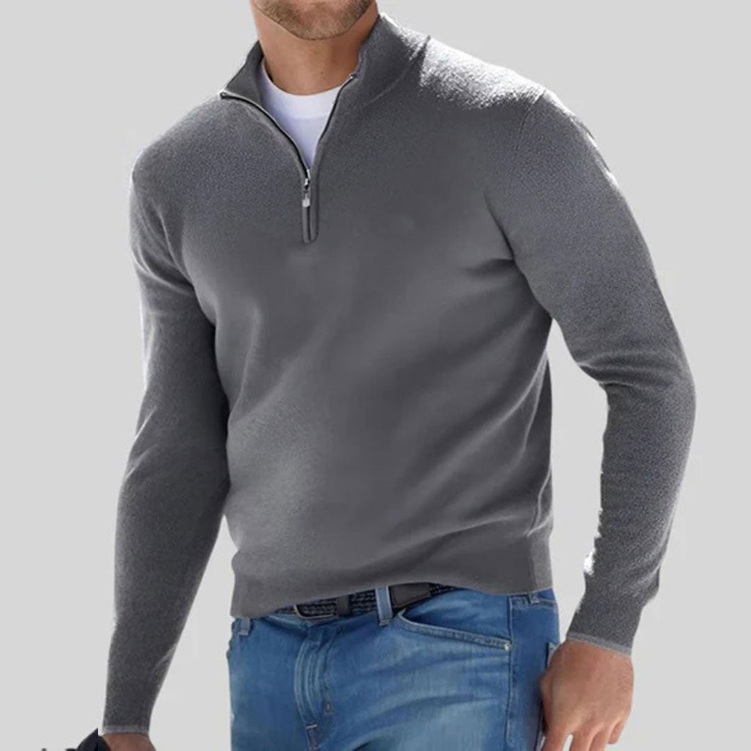 Half-zip jumper + Gift
